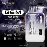 SP2S GEM 9000口一次性電子煙 黑加侖糖果