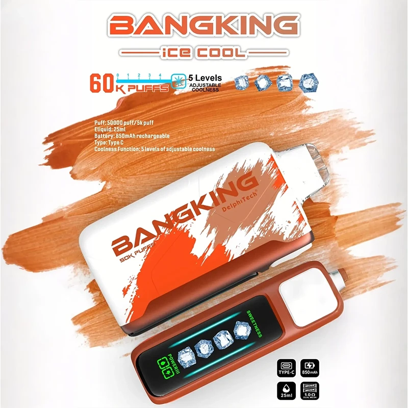 一次性電子煙 Bang King Ice Cool 60000口 虎血 口味