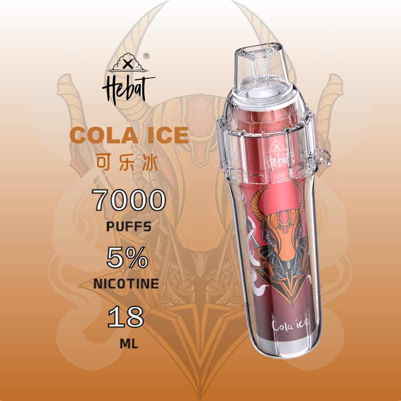 一次性電子煙 喜貝HEBAT BOOM 7000口 - 可樂口味
